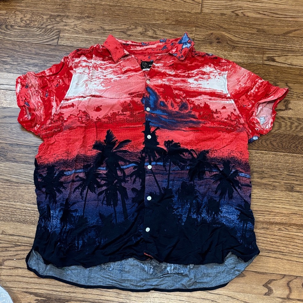 Original Use Tropical Sunset Mens XXL Shirt